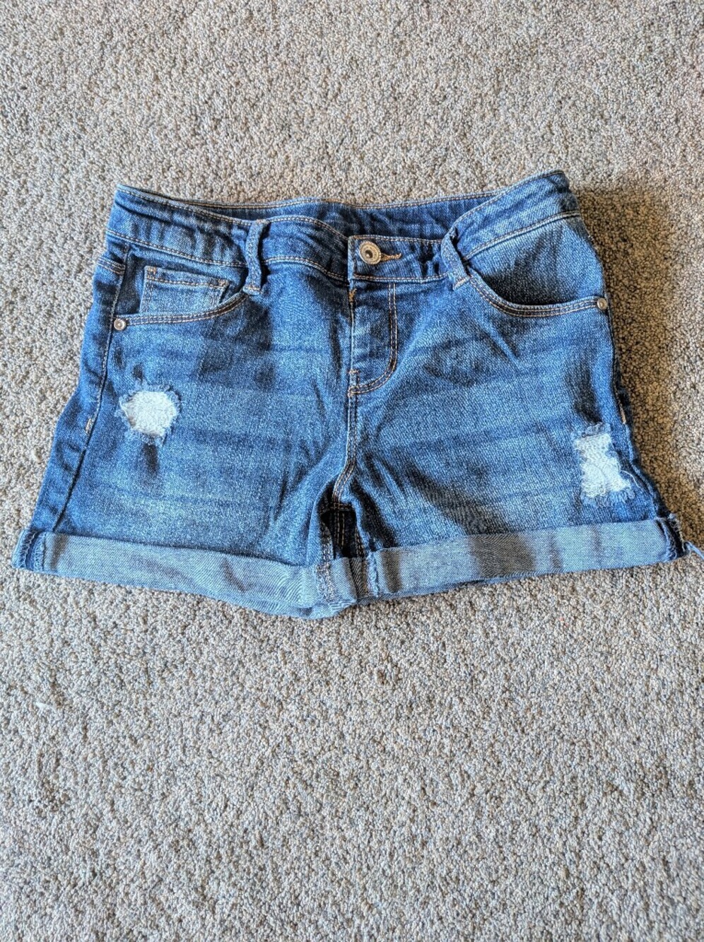 Members Mark Distressed Denim Shorts For Girls